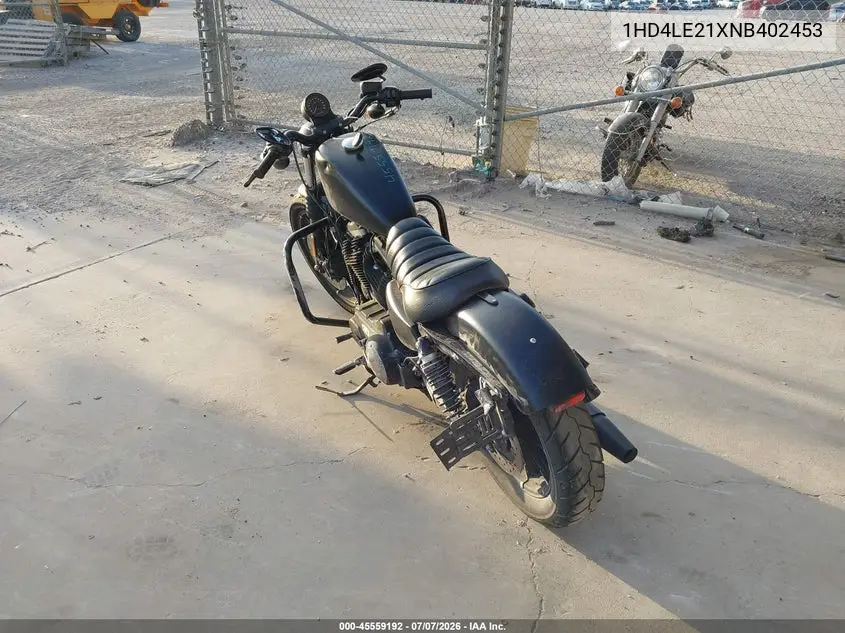 2022 Harley-Davidson Xl883 N VIN: 1HD4LE21XNB402453 Lot: 45559192