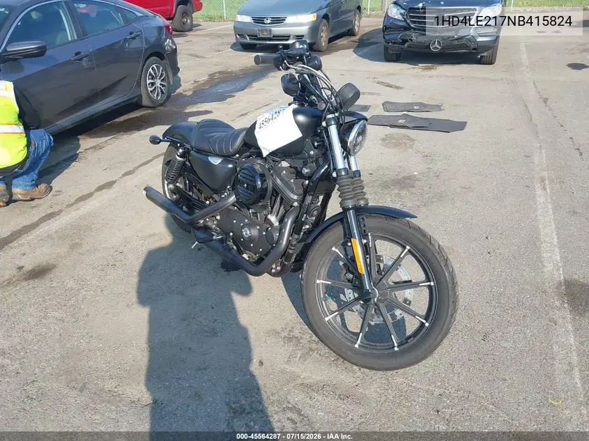 2022 Harley-Davidson Xl883 N VIN: 1HD4LE217NB415824 Lot: 45564287