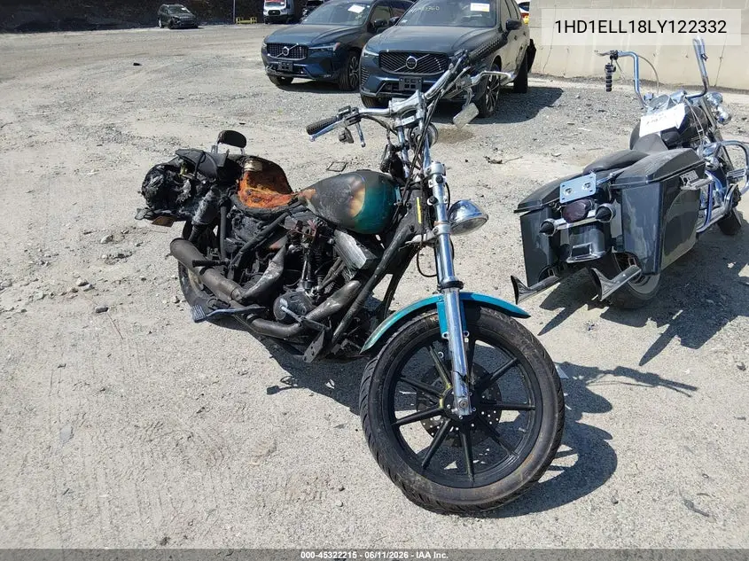 1990 Harley-Davidson Fxlr VIN: 1HD1ELL18LY122332 Lot: 45322215