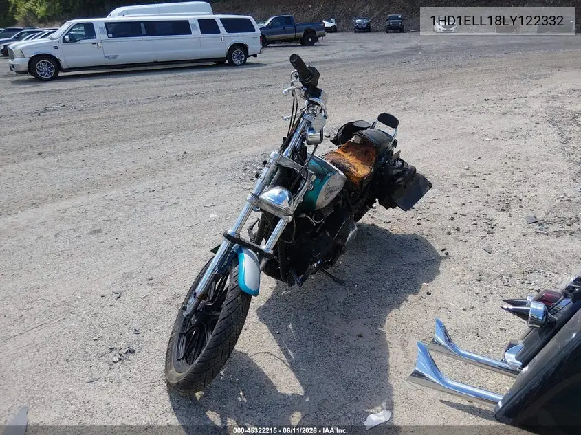 1990 Harley-Davidson Fxlr VIN: 1HD1ELL18LY122332 Lot: 45322215