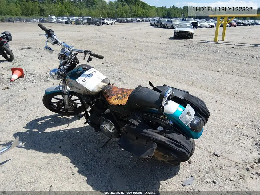 1990 Harley-Davidson Fxlr VIN: 1HD1ELL18LY122332 Lot: 45322215