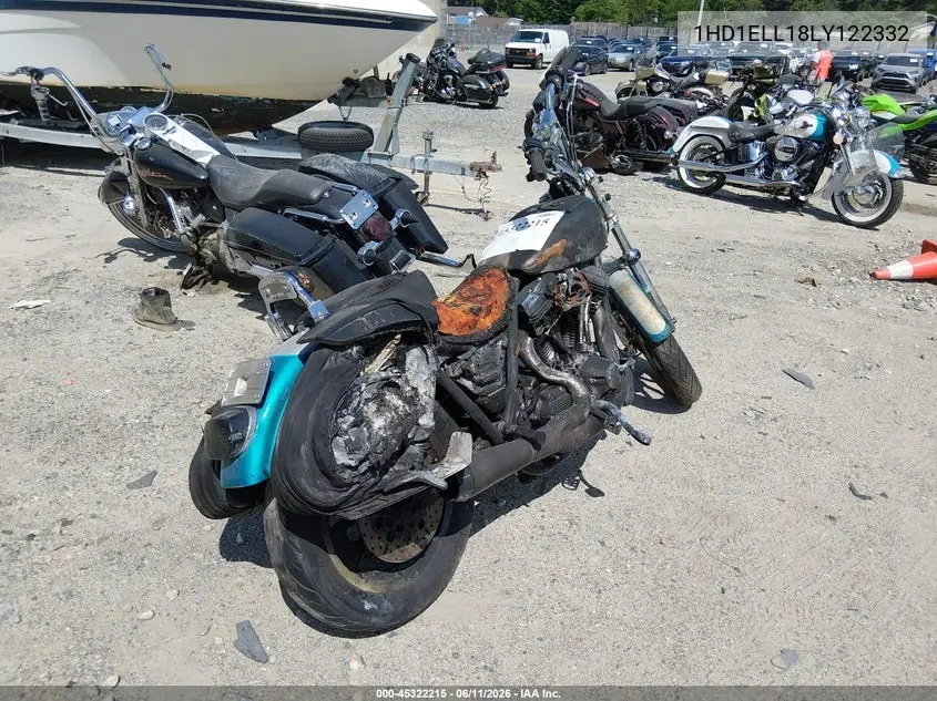 1990 Harley-Davidson Fxlr VIN: 1HD1ELL18LY122332 Lot: 45322215