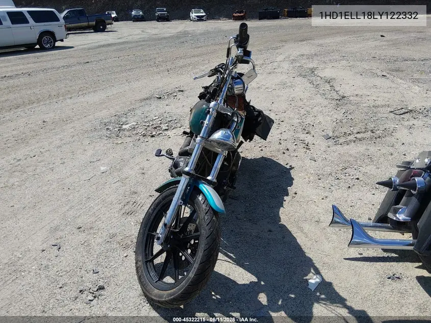 1990 Harley-Davidson Fxlr VIN: 1HD1ELL18LY122332 Lot: 45322215