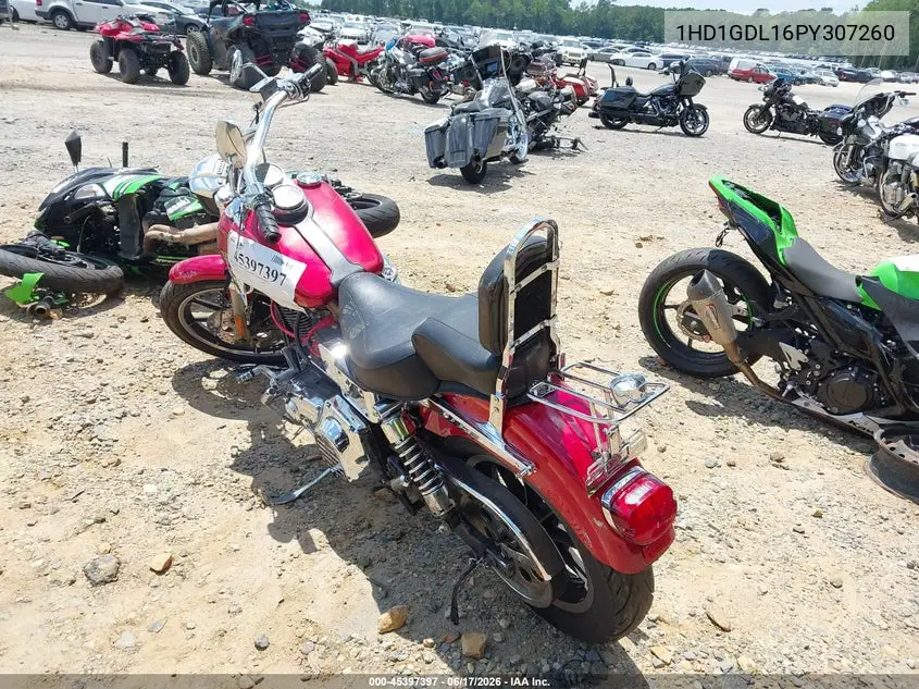 1993 Harley-Davidson Fxdl VIN: 1HD1GDL16PY307260 Lot: 45397397