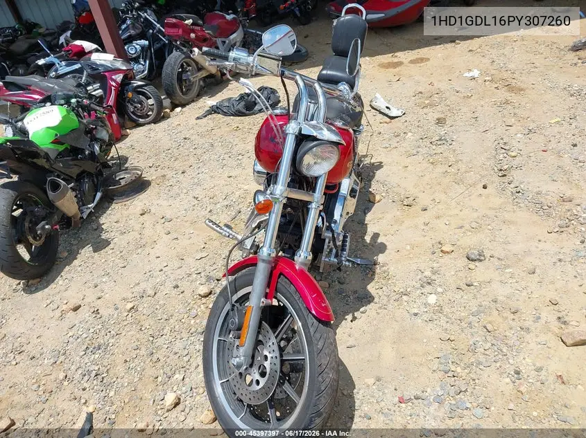 1993 Harley-Davidson Fxdl VIN: 1HD1GDL16PY307260 Lot: 45397397