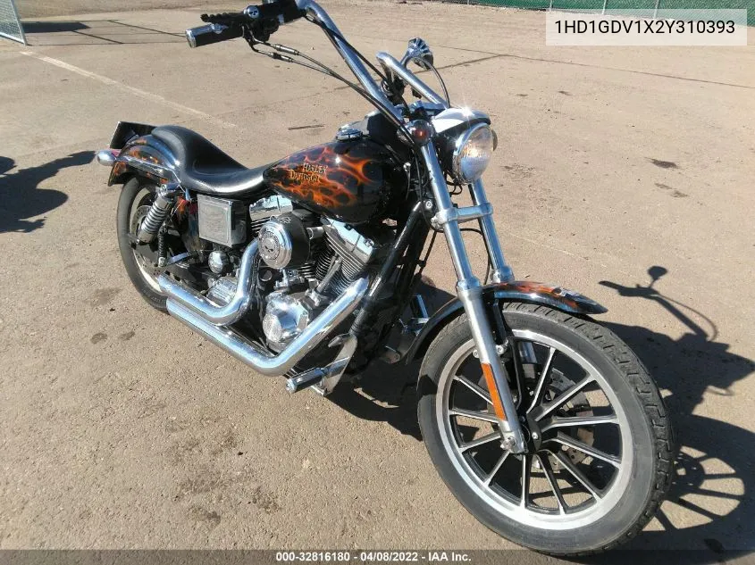 2002 Harley-Davidson Fxdl VIN: 1HD1GDV1X2Y310393 Lot: 32816180