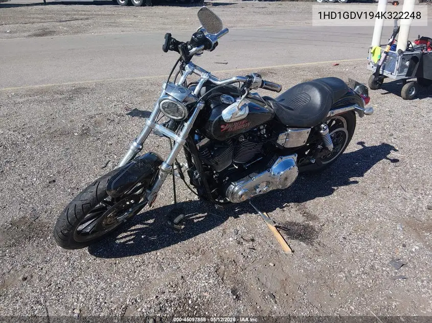 2004 Harley-Davidson Fxdl VIN: 1HD1GDV194K322248 Lot: 45097858