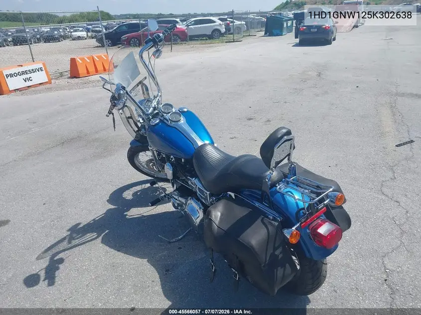 2005 Harley-Davidson Fxdli VIN: 1HD1GNW125K302638 Lot: 45566057