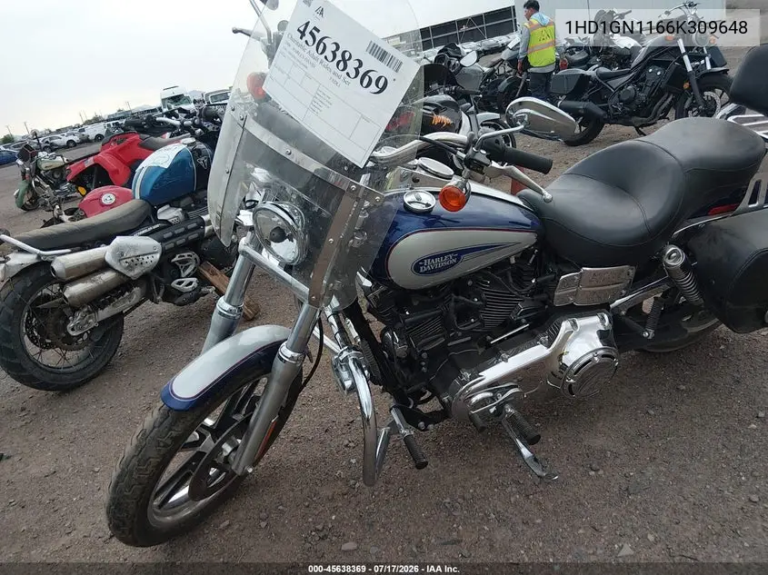 2006 Harley-Davidson Fxdli VIN: 1HD1GN1166K309648 Lot: 45638369