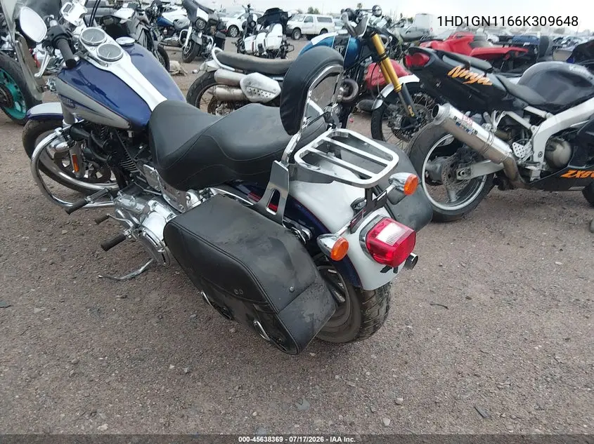 2006 Harley-Davidson Fxdli VIN: 1HD1GN1166K309648 Lot: 45638369