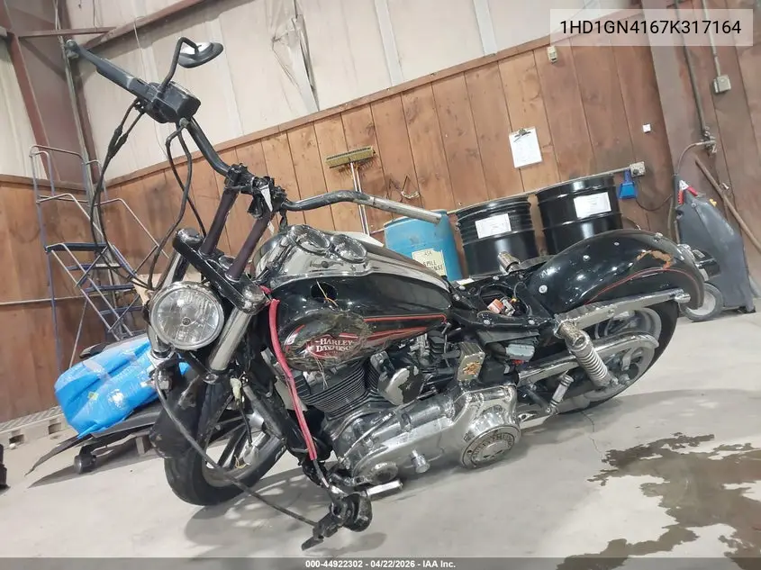2007 Harley-Davidson Fxdl VIN: 1HD1GN4167K317164 Lot: 44922302