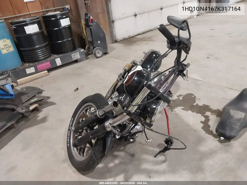 2007 Harley-Davidson Fxdl VIN: 1HD1GN4167K317164 Lot: 44922302