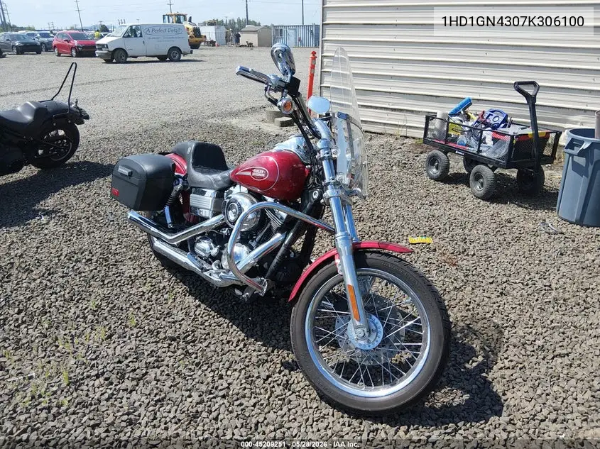 2007 Harley-Davidson Fxdl VIN: 1HD1GN4307K306100 Lot: 45209251