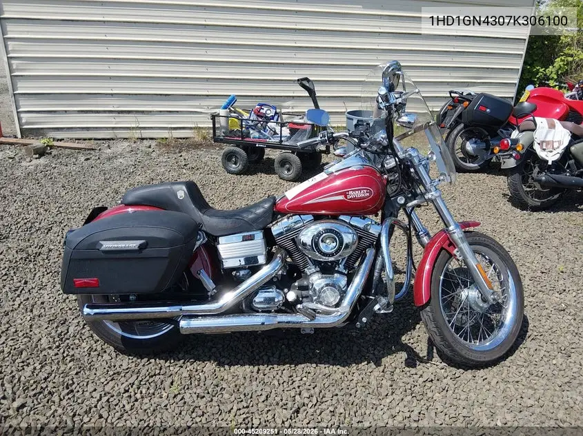 2007 Harley-Davidson Fxdl VIN: 1HD1GN4307K306100 Lot: 45209251