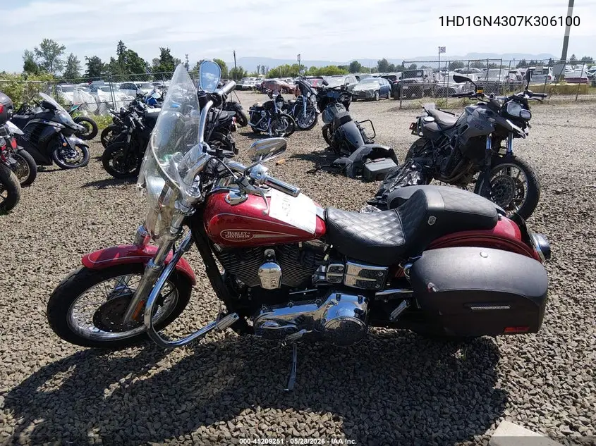 2007 Harley-Davidson Fxdl VIN: 1HD1GN4307K306100 Lot: 45209251