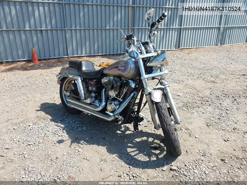 2007 Harley-Davidson Fxdl VIN: 1HD1GN4187K310524 Lot: 45482719