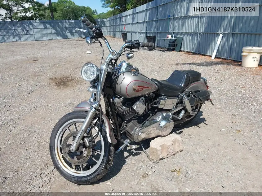 2007 Harley-Davidson Fxdl VIN: 1HD1GN4187K310524 Lot: 45482719