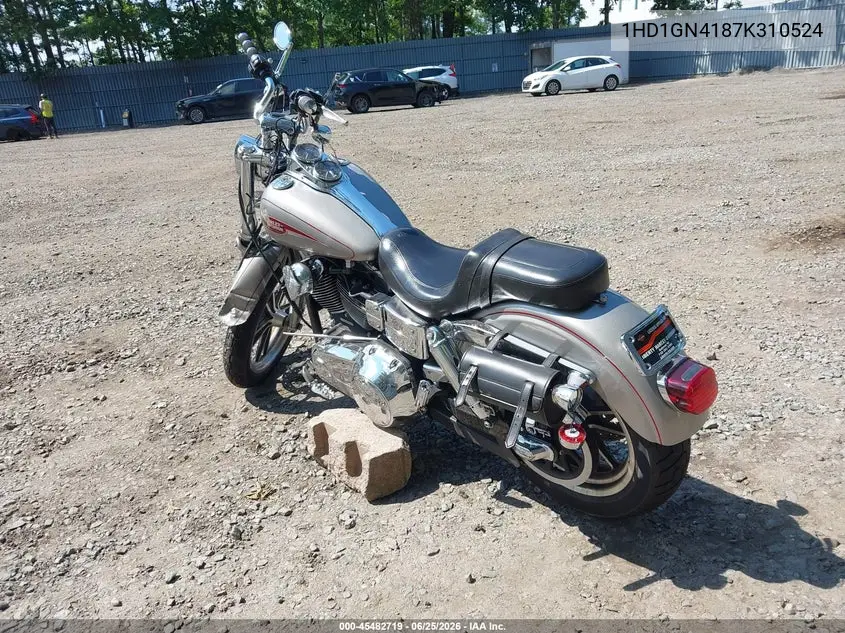 2007 Harley-Davidson Fxdl VIN: 1HD1GN4187K310524 Lot: 45482719