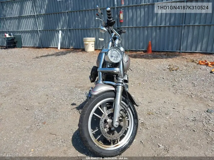 2007 Harley-Davidson Fxdl VIN: 1HD1GN4187K310524 Lot: 45482719