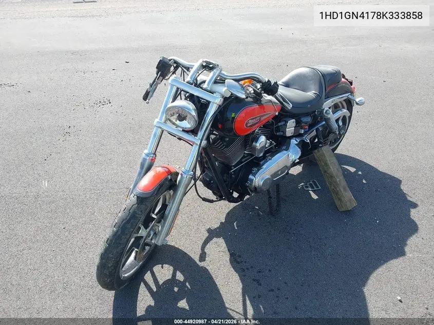 2008 Harley-Davidson Fxdl VIN: 1HD1GN4178K333858 Lot: 44920987