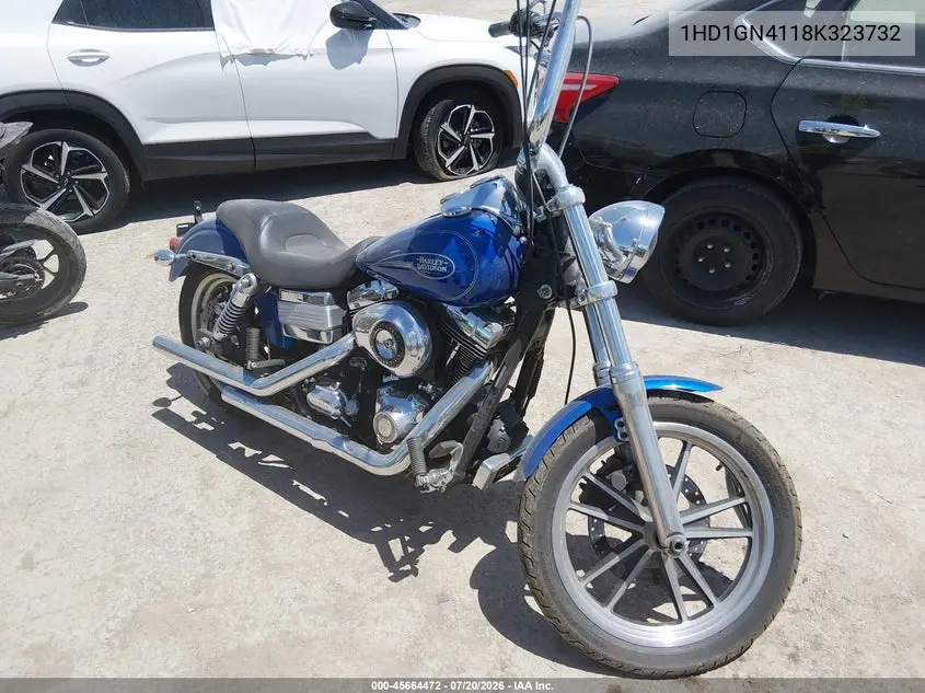 2008 Harley-Davidson Fxdl VIN: 1HD1GN4118K323732 Lot: 45664472