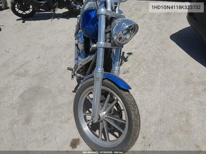 2008 Harley-Davidson Fxdl VIN: 1HD1GN4118K323732 Lot: 45664472