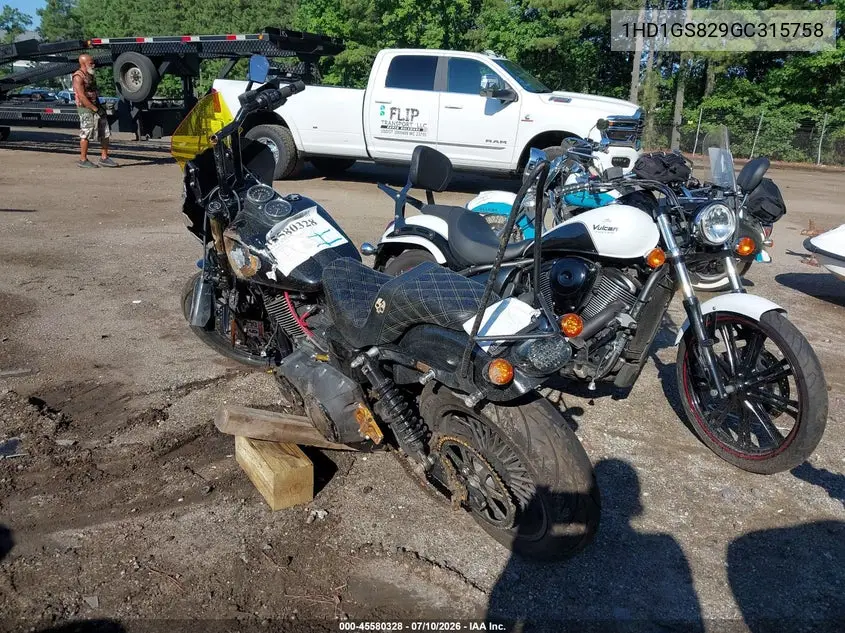 2016 Harley-Davidson Fxdls VIN: 1HD1GS829GC315758 Lot: 45580328