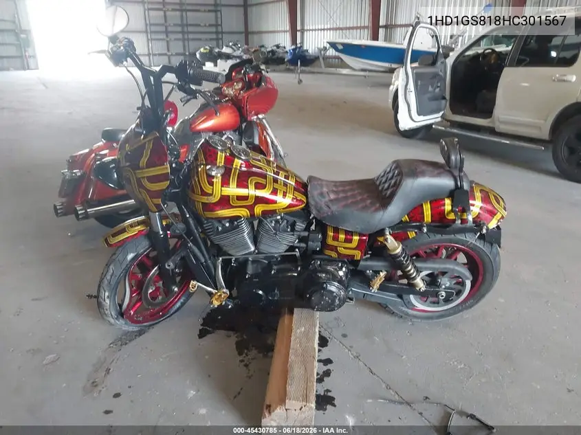 2017 Harley-Davidson Fxdls VIN: 1HD1GS818HC301567 Lot: 45430785
