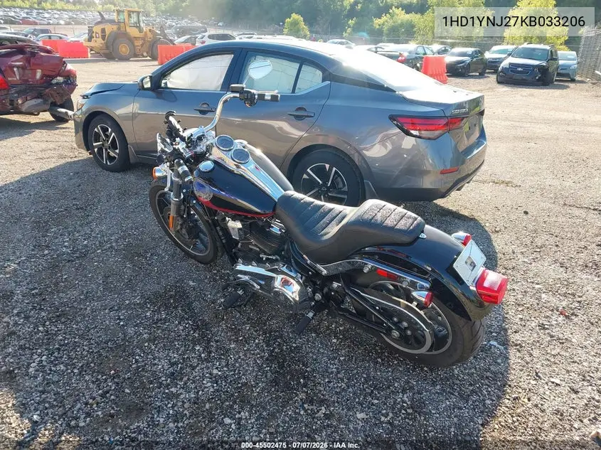 2019 Harley-Davidson Fxlr VIN: 1HD1YNJ27KB033206 Lot: 45502475