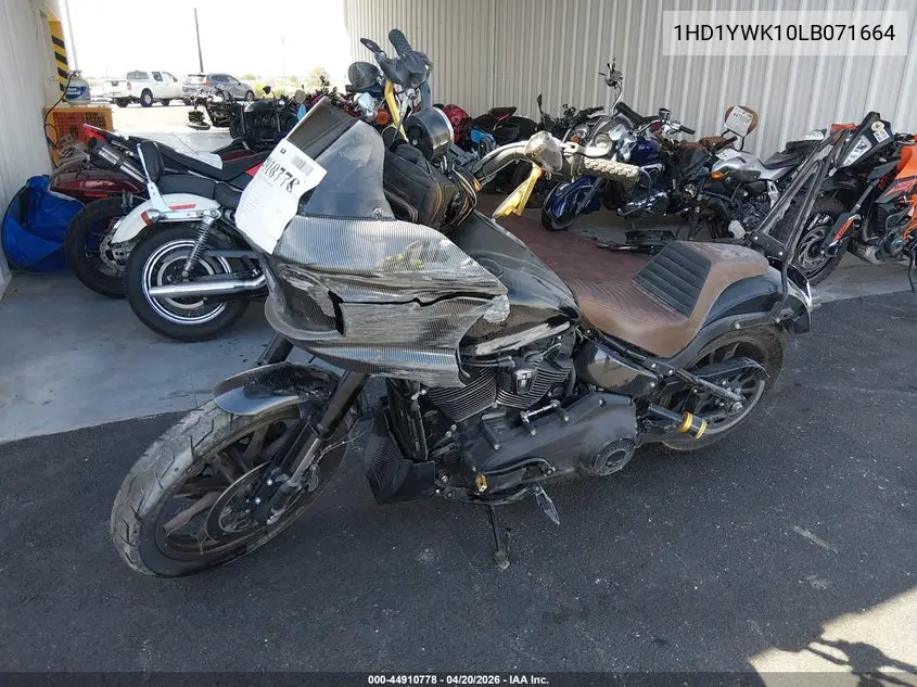 2020 Harley-Davidson Fxlrs VIN: 1HD1YWK10LB071664 Lot: 44910778