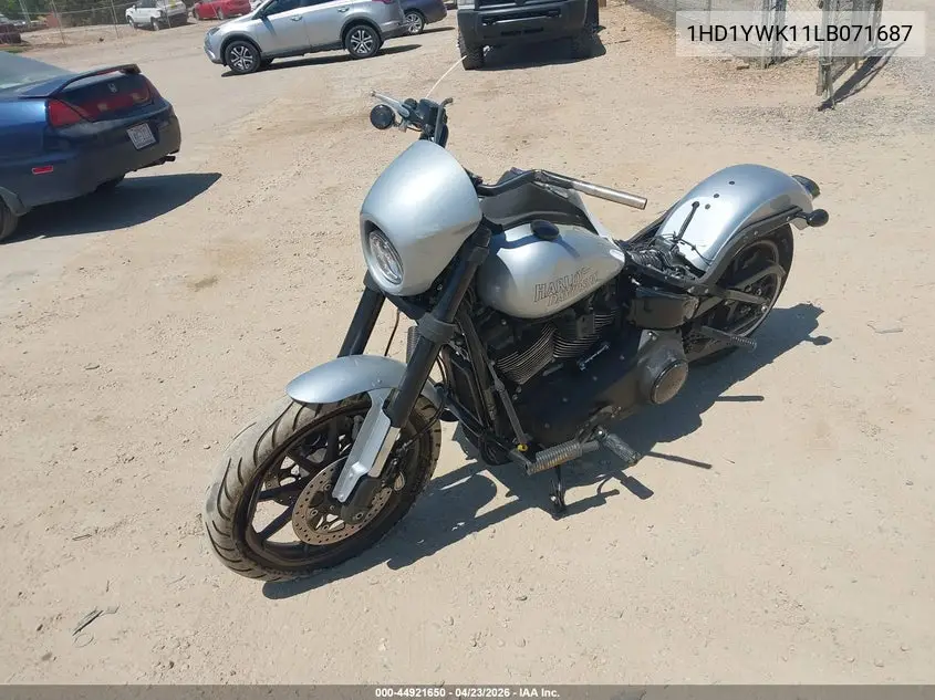 2020 Harley-Davidson Fxlrs VIN: 1HD1YWK11LB071687 Lot: 44921650