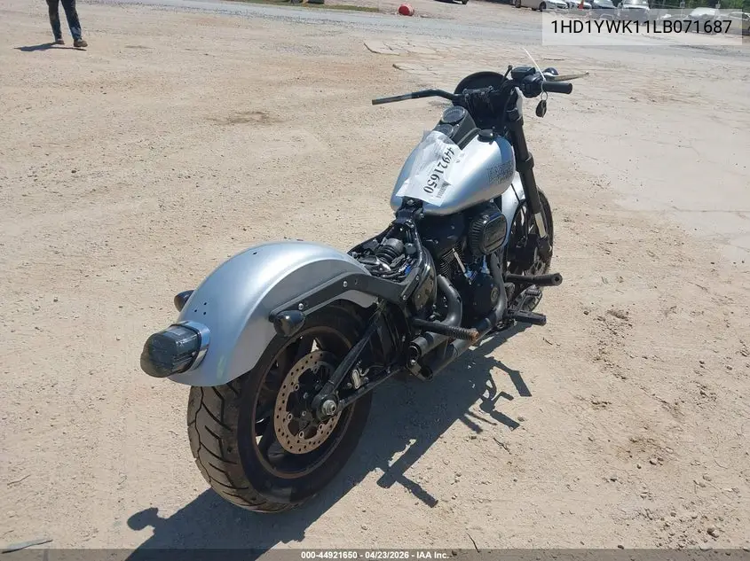 2020 Harley-Davidson Fxlrs VIN: 1HD1YWK11LB071687 Lot: 44921650