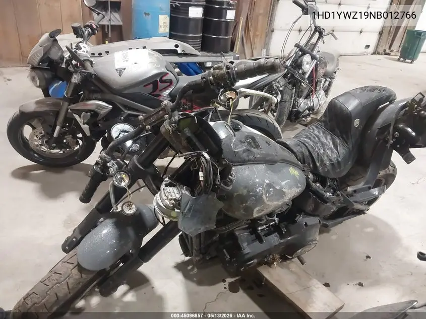 2022 Harley-Davidson Fxlrs VIN: 1HD1YWZ19NB012766 Lot: 45096857