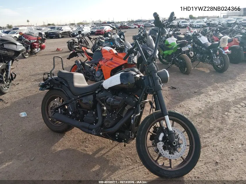 2022 Harley-Davidson Fxlrs VIN: 1HD1YWZ28NB024366 Lot: 45103711