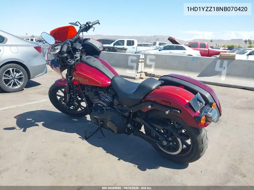 2022 Harley-Davidson Fxrst VIN: 1HD1YZZ18NB070420 Lot: 45389590