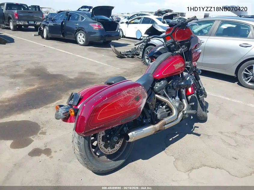 2022 Harley-Davidson Fxrst VIN: 1HD1YZZ18NB070420 Lot: 45389590