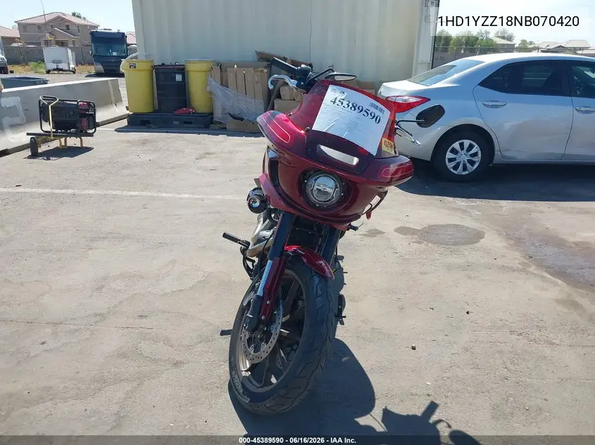 2022 Harley-Davidson Fxrst VIN: 1HD1YZZ18NB070420 Lot: 45389590