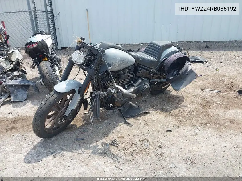 2024 Harley-Davidson Fxlrs VIN: 1HD1YWZ24RB035192 Lot: 45072256