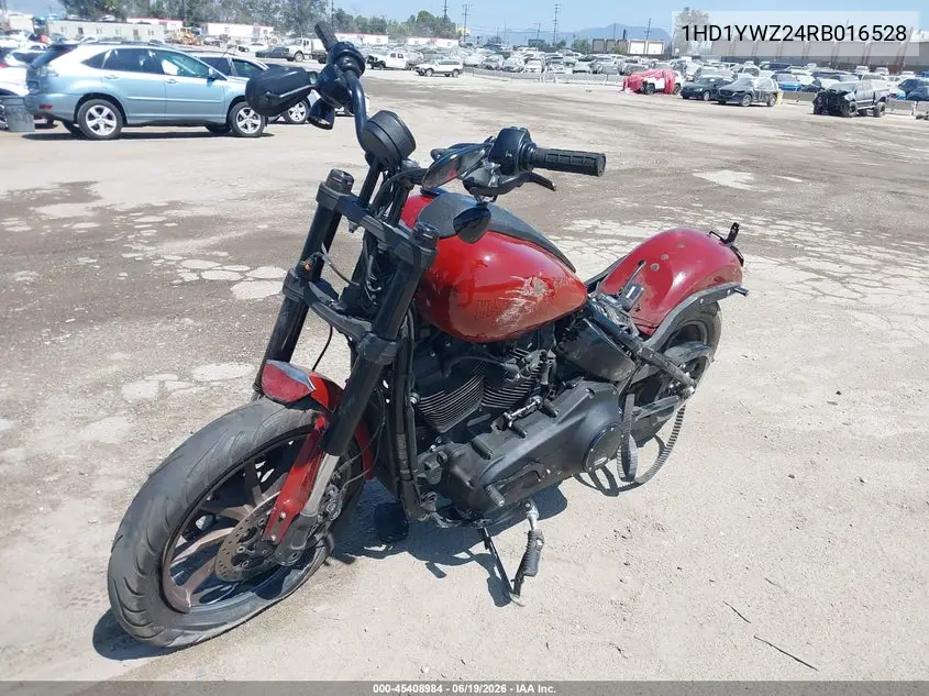 2024 Harley-Davidson Fxlrs VIN: 1HD1YWZ24RB016528 Lot: 45408984