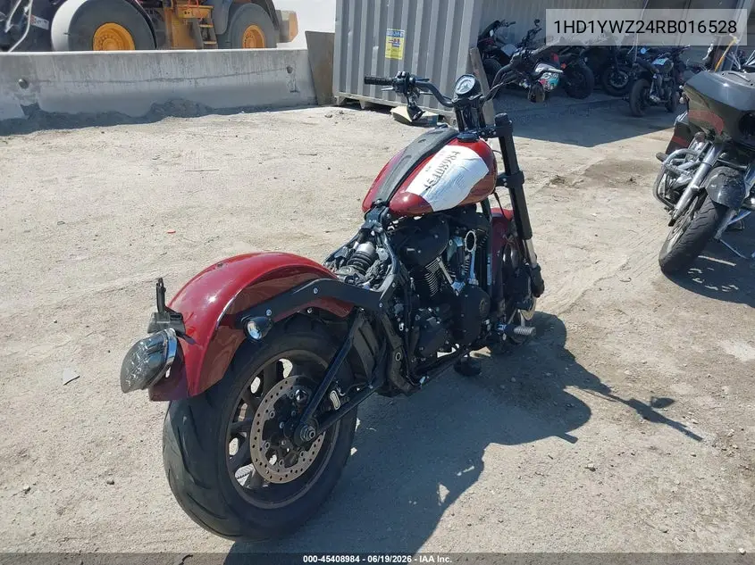 2024 Harley-Davidson Fxlrs VIN: 1HD1YWZ24RB016528 Lot: 45408984