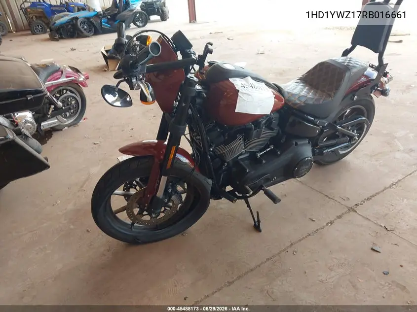 2024 Harley-Davidson Fxlrs VIN: 1HD1YWZ17RB016661 Lot: 45488173