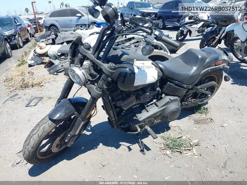 2024 Harley-Davidson Fxlrs VIN: 1HD1YWZ26RB037512 Lot: 45653699