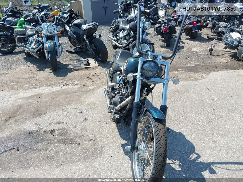 2001 Harley-Davidson Fxstbi VIN: 1HD1JAB101Y017850 Lot: 45625400
