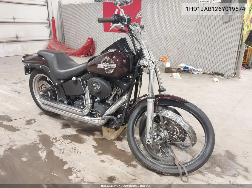 2006 Harley-Davidson Fxstbi VIN: 1HD1JAB126Y019574 Lot: 45433187