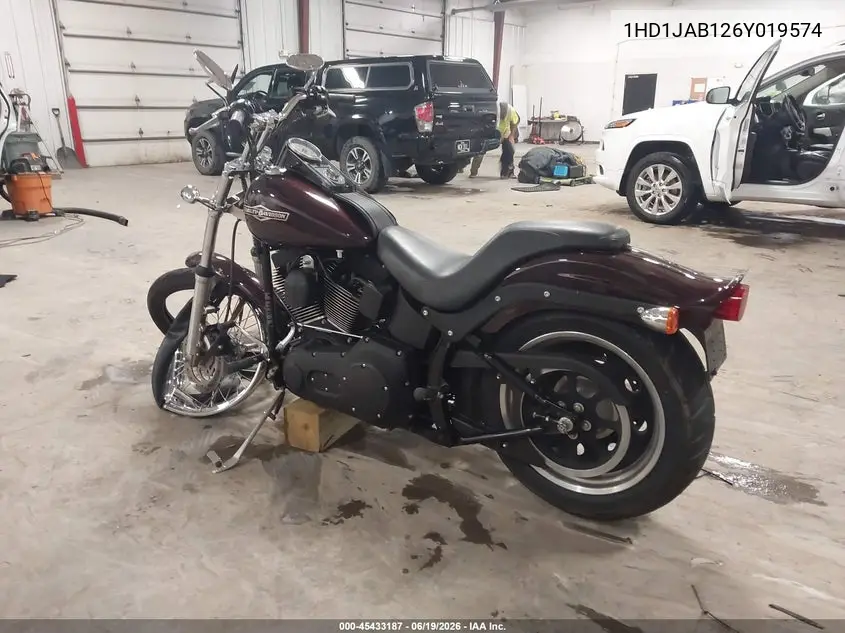 2006 Harley-Davidson Fxstbi VIN: 1HD1JAB126Y019574 Lot: 45433187