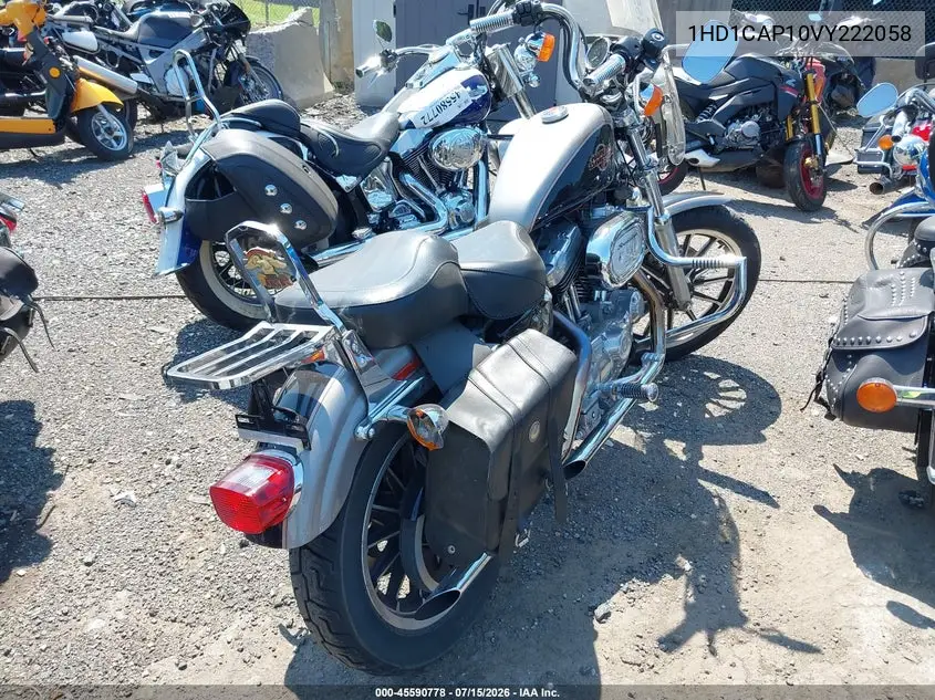 1997 Harley-Davidson Xl1200 VIN: 1HD1CAP10VY222058 Lot: 45590778