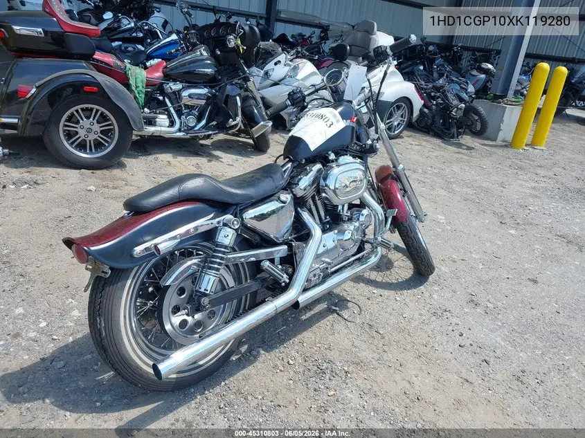 1999 Harley-Davidson Xl1200 C VIN: 1HD1CGP10XK119280 Lot: 45310803