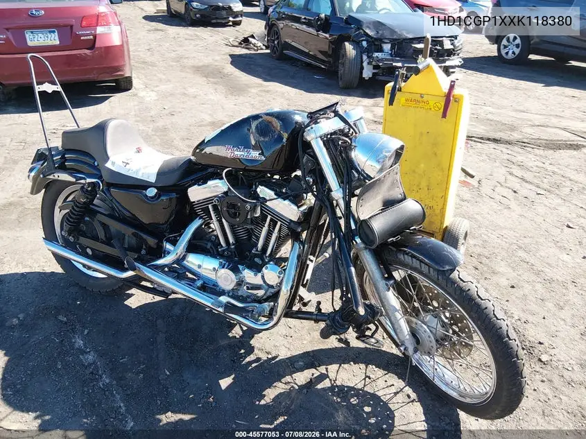 1999 Harley-Davidson Xl1200 C VIN: 1HD1CGP1XXK118380 Lot: 45577053