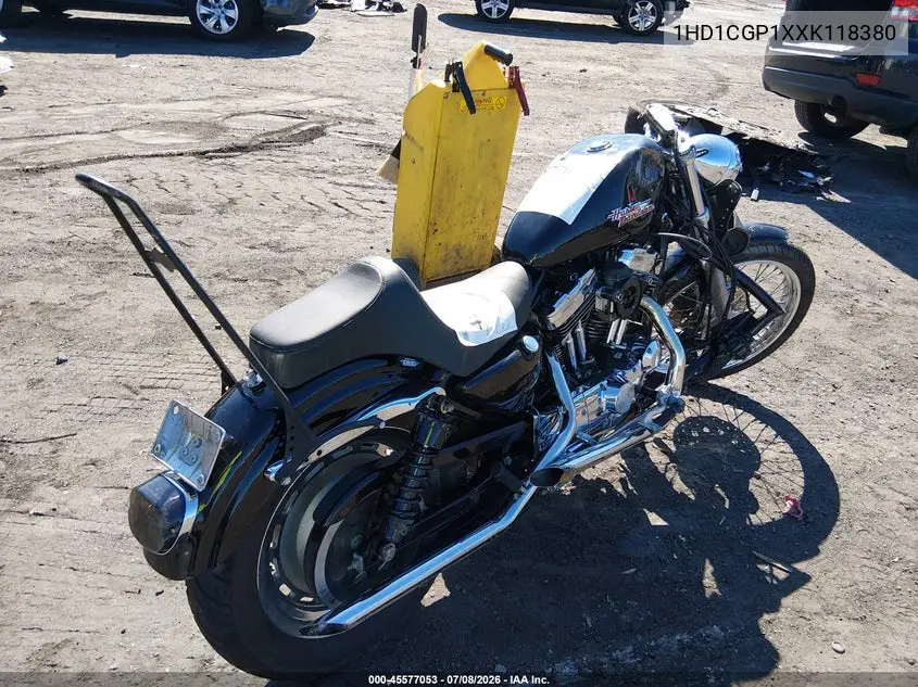 1999 Harley-Davidson Xl1200 C VIN: 1HD1CGP1XXK118380 Lot: 45577053