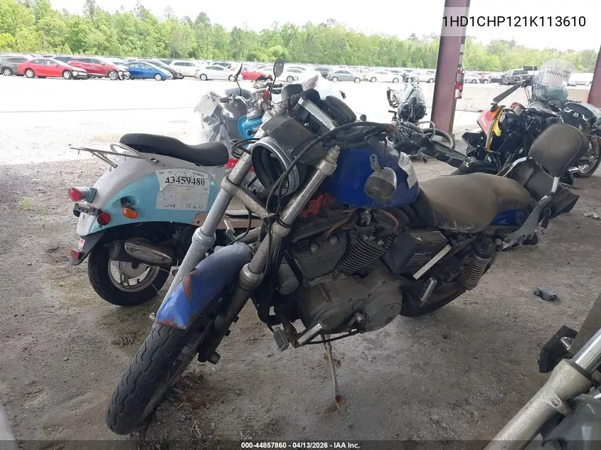 2001 Harley-Davidson Xl1200 S VIN: 1HD1CHP121K113610 Lot: 44857860